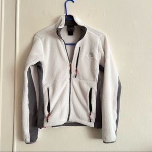 The North Face Women's Summit Series Full Zip White Fleece Size S Polartec